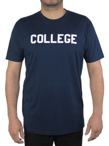 College T-Shirt Front View
