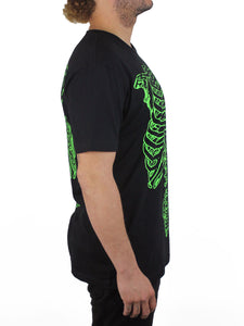 Green Skeleton Shirt Side View